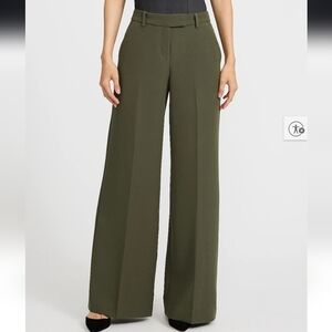 NWT, Express • Editor Signature Stretch Mid Rise Wide Leg Pant, Size 0 Long